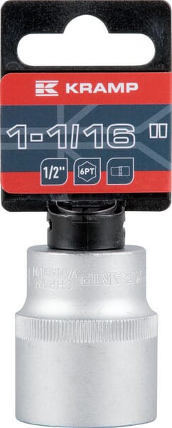 Steckschlüsseleinsatz 1/2" 6-Kant 1 1/16"