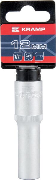 Steckschlüsseleinsatz lang 1/2" 6-Kant 12mm