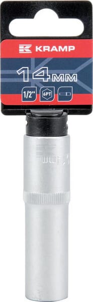 Steckschlüsseleinsatz lang 1/2" 6-Kant 14mm