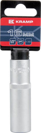 Steckschlüsseleinsatz lang 1/2" 6-Kant 16mm
