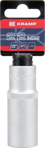 Steckschlüsseleinsatz lang 1/2" 6-Kant 22mm