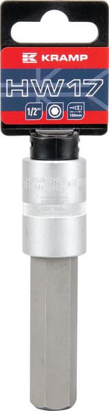 Schraubendrehereinsatz lang 1/2" Sechskant 17 mm