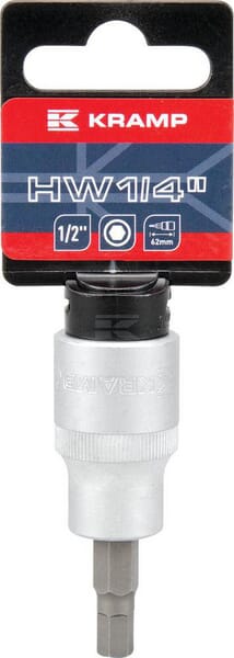 Schraubendrehereinsatz 1/2" Sechskant 1/4"