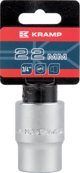 Steckschlüsseleinsatz 3/4" 6-Kant 22 mm