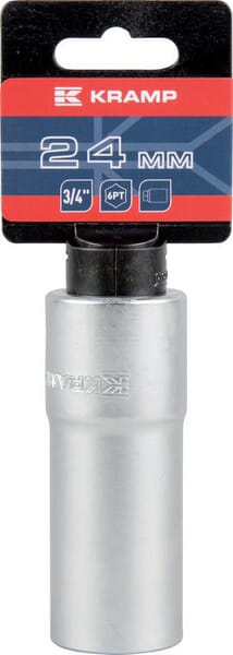 Steckschlüsseleinsatz lang 3/4" 6-Kant 24 mm