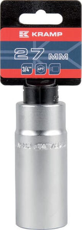 Steckschlüsseleinsatz lang 3/4" 6-Kant 27 mm