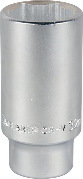 Steckschlüsseleinsatz lang 3/4" 6-Kant 32 mm