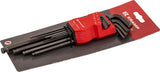 Innensechskantschlüssel-Satz 1,5-10mm 9-teilig, stahlgrau