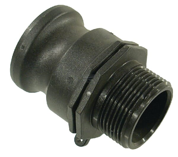 Camlock Typ F 1-1/2" Außengewinde 1-1/4" Polypropylen