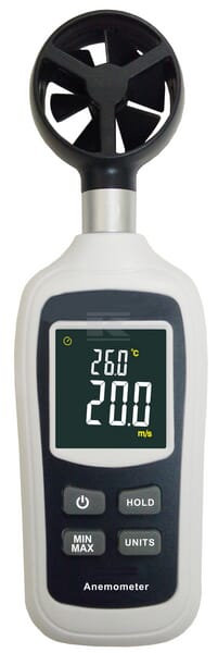 Tragbares digitales Anemometer