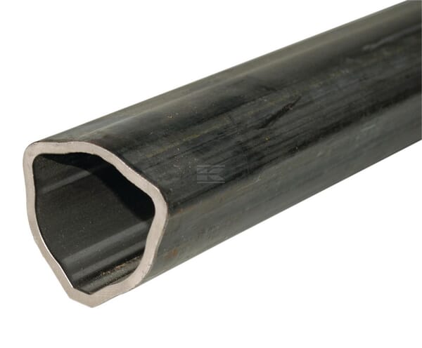 Profilrohr außen T60/T70, dreieckig, Durchmesser 54 × 46 × 4 mm, L: 2800 mm