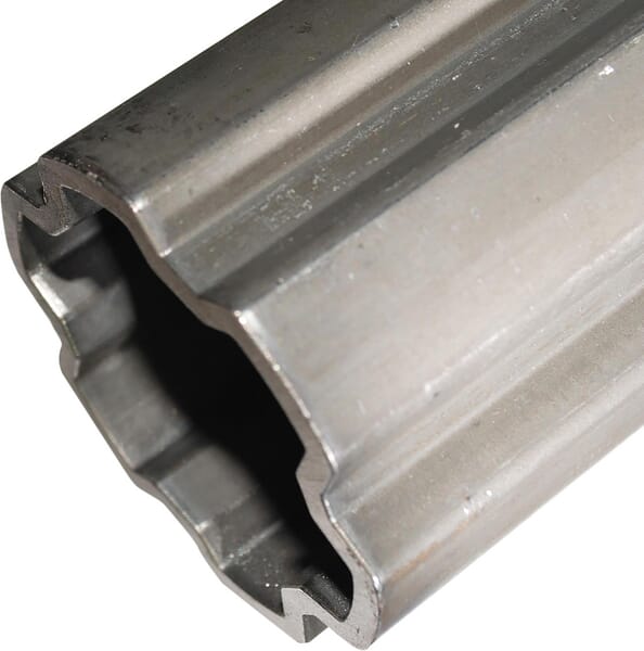 Profilrohr außen V50/V60, Stern, Durchmesser 57,6 × 41,6 × 3,5 mm, L: 2800 mm
