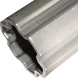 Profilrohr außen V50/V60, Stern, Durchmesser 57,6 × 41,6 × 3,5 mm, L: 2800 mm
