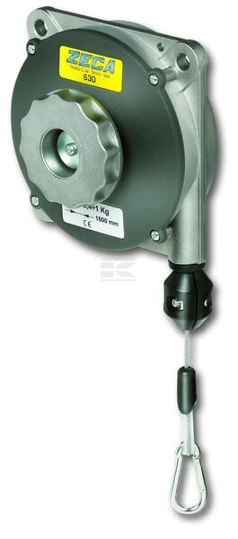 Federzug 0,4-1,0 kg mit 1,6 m Drahtseil