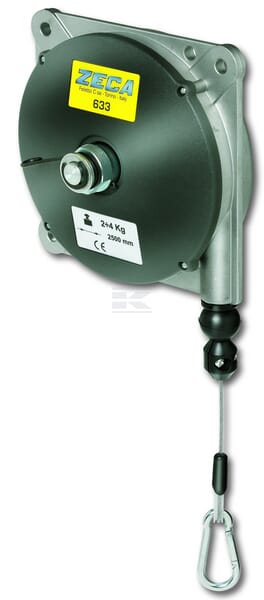 Federzug 8,0-10,0 kg mit 2,5 m Drahtseil