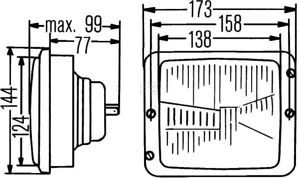 Scheinwerfer R2