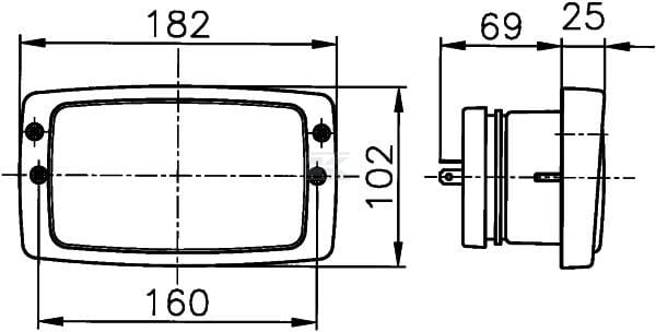 Scheinwerfer H4