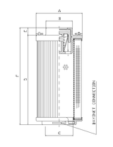 RHR1300GW03B3/AB1 Hydraulikfilterelement (Rücklauffilter)