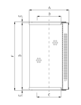 R320C05P Hydraulikfilterelement (Rücklauffilter)