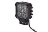 Arbeitsscheinwerfer, 12-24V, LED, 1700lm, Quadratisch