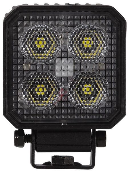 Arbeitsscheinwerfer, 12-24V, LED, 1700lm, Quadratisch