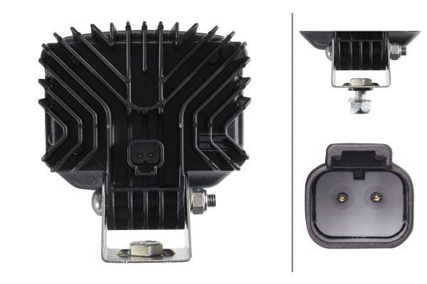 Arbeitsscheinwerfer, 12-24V, LED, 1000lm, Rechteckig
