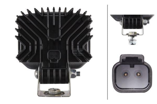 Arbeitsscheinwerfer, 12-24V, LED, 1000lm, Rechteckig