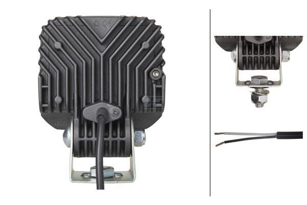Arbeitsscheinwerfer, 12V/24V LED, 1200lm, Quadratisch