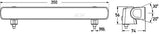 Arbeitsscheinwerfer, 12-24V, LED, 2200lm, Rechteckig