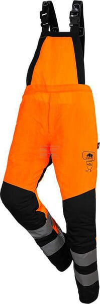 Schnittschutzlatzhose, Hi-vis orange 1RH1, L
