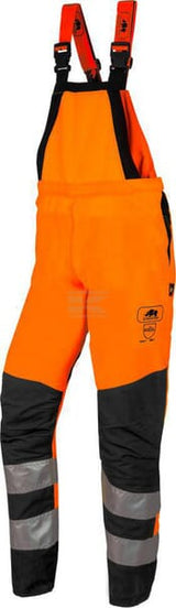 Schnittschutzlatzhose, Hi-vis orange 1RH1, 3XL