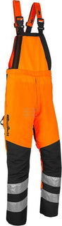 Schnittschutzlatzhose, Hi-vis orange 1RH1, 3XL