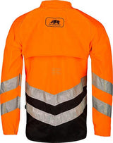 Forstjacke Hi-vis, orange-schwarz, Größe L, SIP