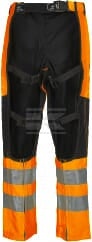 Kettensägen-Chaps, Größe XL. Roadrunner Flash, orange/schwarz