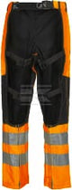 Kettensägen-Chaps, Größe XL. Roadrunner Flash, orange/schwarz