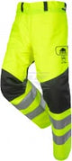 Kettensägen Chaps, Größe M, Roadrunner Flash gelb/schwarz
