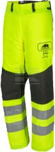Kettensägen Chaps, Größe M, Roadrunner Flash gelb/schwarz