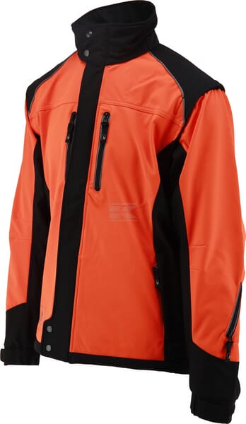 Jacke Fuyu Größe L orange/schwarz