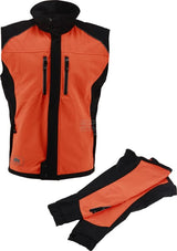 Jacke Fuyu Größe 2XL orange/schwarz
