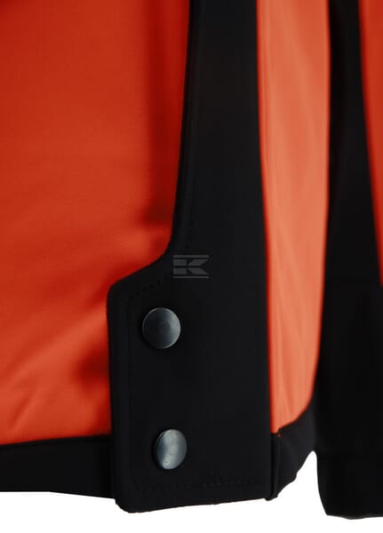 Jacke Fuyu Größe L orange/schwarz