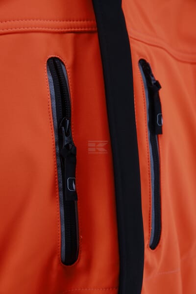 Jacke Fuyu Größe L orange/schwarz