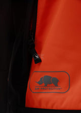 Jacke Fuyu Größe L orange/schwarz