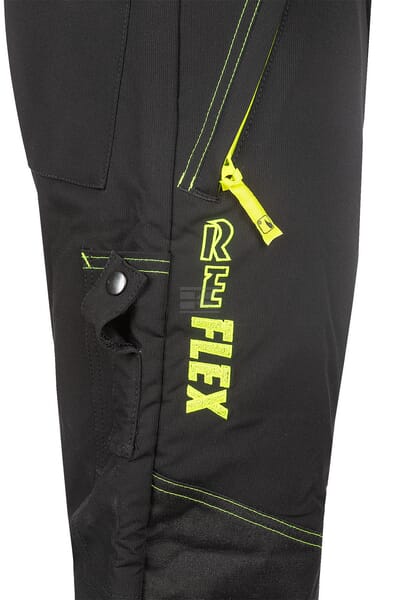 Schnittschutzhose wasserabweisend , M , Hi-Vis , schwarz, Progress by SIP