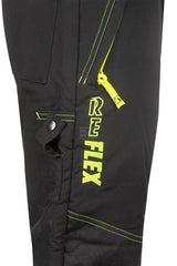 Schnittschutzhose wasserabweisend , M , Hi-Vis , schwarz, Progress by SIP