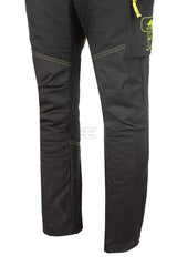 Schnittschutzhose wasserabweisend , XL , Hi-Vis , schwarz, SIP