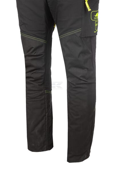 Schnittschutzhose wasserabweisend , M , Hi-Vis , schwarz, Progress by SIP