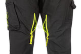 Schnittschutzhose wasserabweisend , XL , Hi-Vis , schwarz, SIP