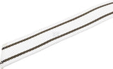 Markierungs-Halsband 130 x 4 cm weiß/schwarz 