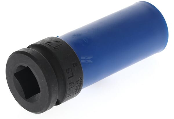 Schlagschrauber-Steckschlüssel 1/2" mit Schutzhülse, 17mm