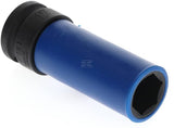 Schlagschrauber-Steckschlüssel 1/2" mit Schutzhülse, 17mm